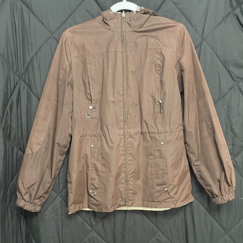 Basic Editions Chocolate Utility Jacket - image 1